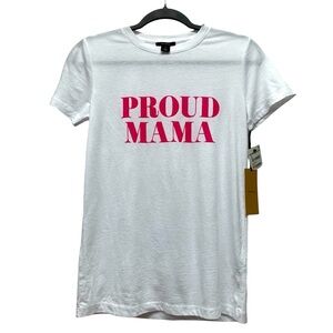 New! Halogen crew neck short sleeve t-shirt, cotton, white, size women's XS